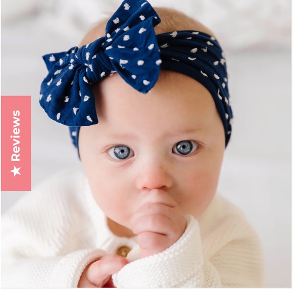 baby bling infant headband bows set of 3 - Picture 7 of 8